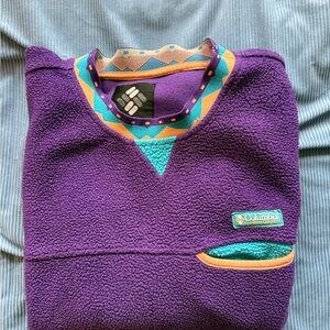 Columbia Purple Fleece Pullover
